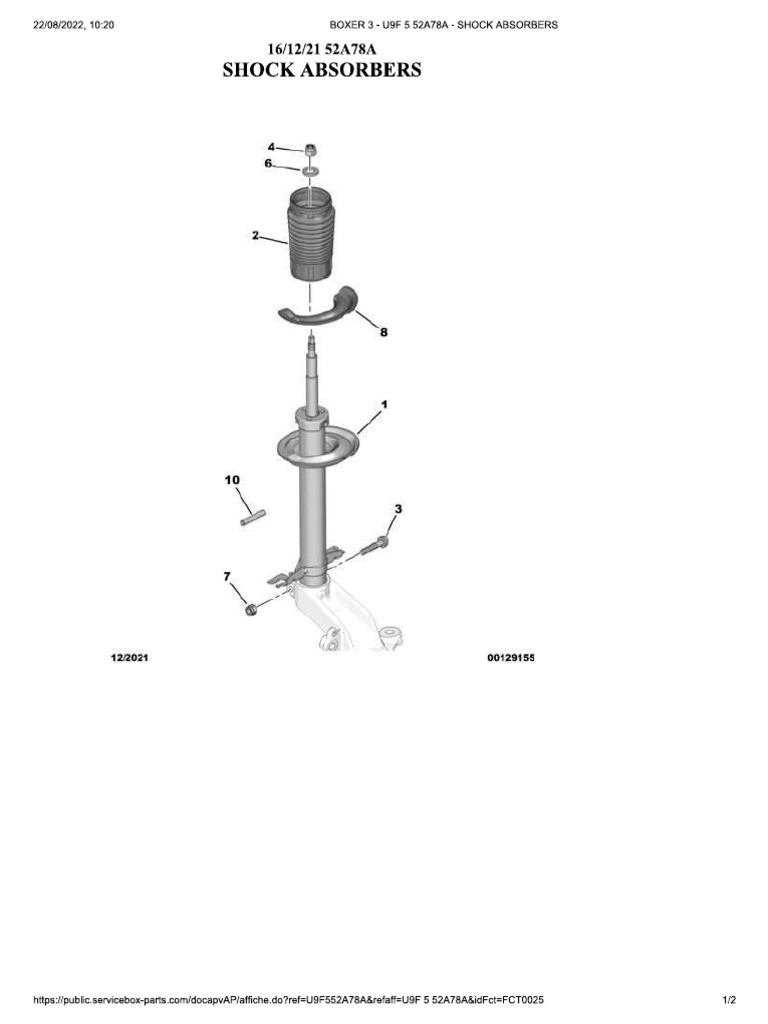 Boxer Front Shock | PDF