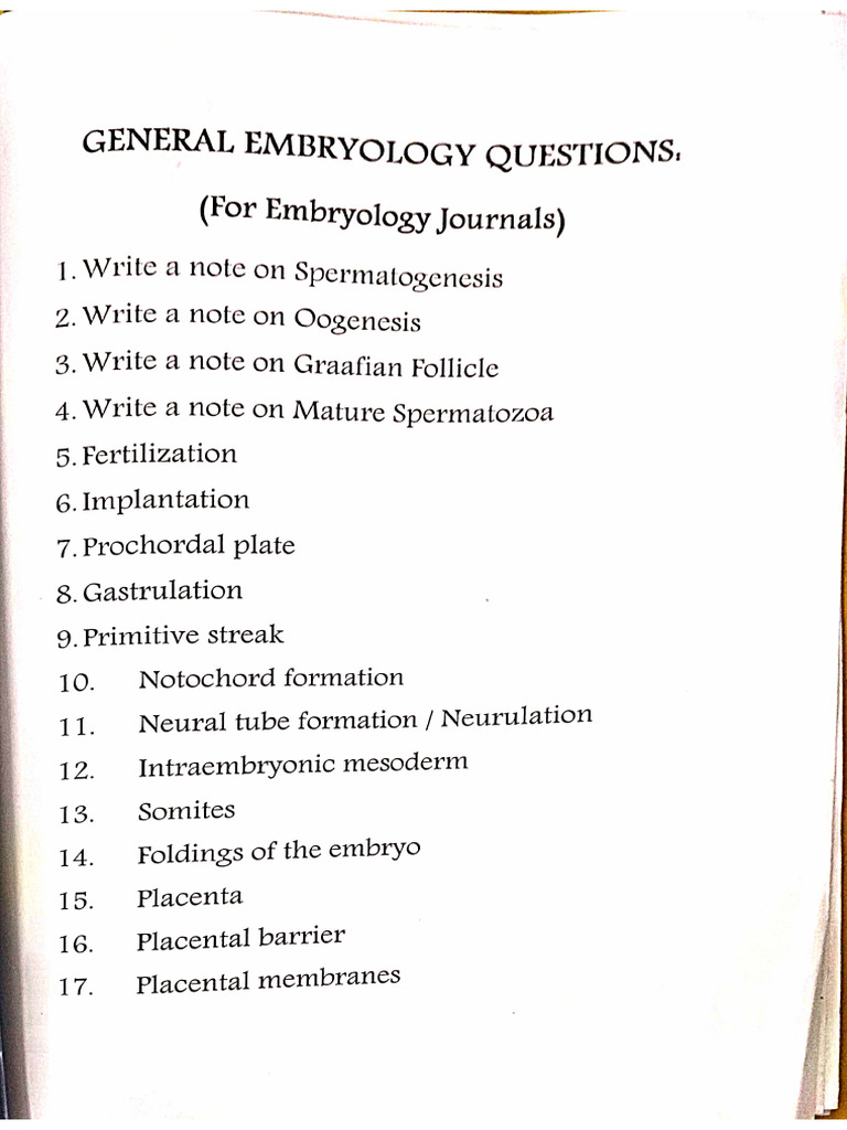 Embryo Journal | PDF