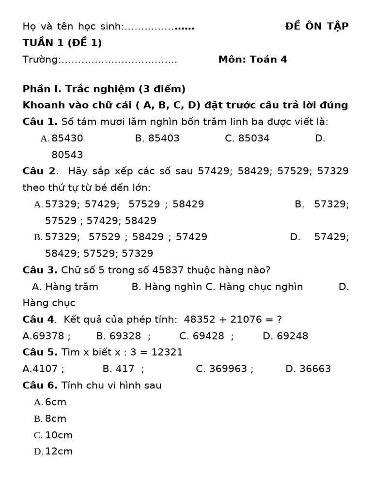 đề t1 | PDF