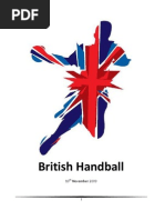 British Handball Sponsorship Proposal