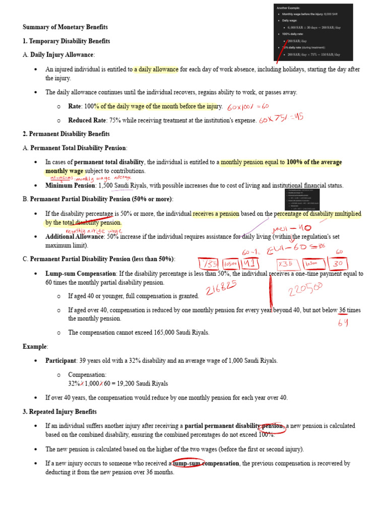 Summary of Monetary Benefits (2) | PDF | Cost Of Living | Pension
