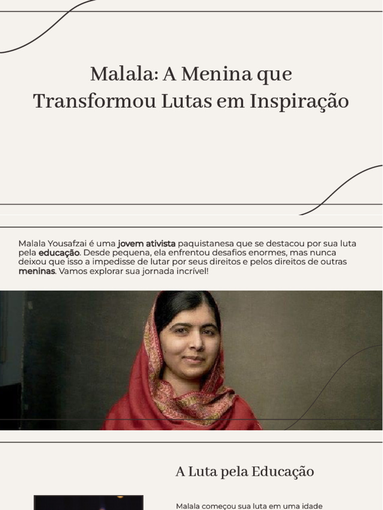 Malala a Menina Que Transformou Lutas Em Inspiracao 20240829174349ywkT ...