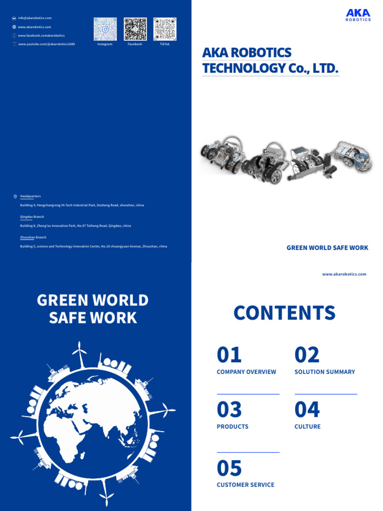AKA ROBOTICS TECHNOLOGY Co., LTD. | PDF | Robot | Robotics