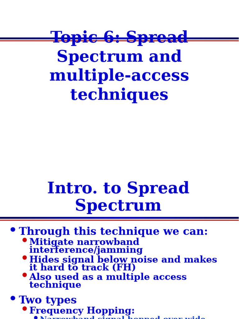 Topic 2 - MA | PDF | Channel Access Method | Data Transmission