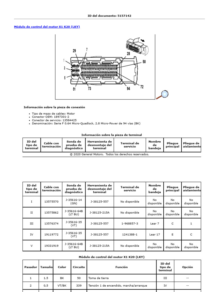 Módulo Control Motor X1 K20 (LKY) | PDF | Componentes eléctricos | Máquinas