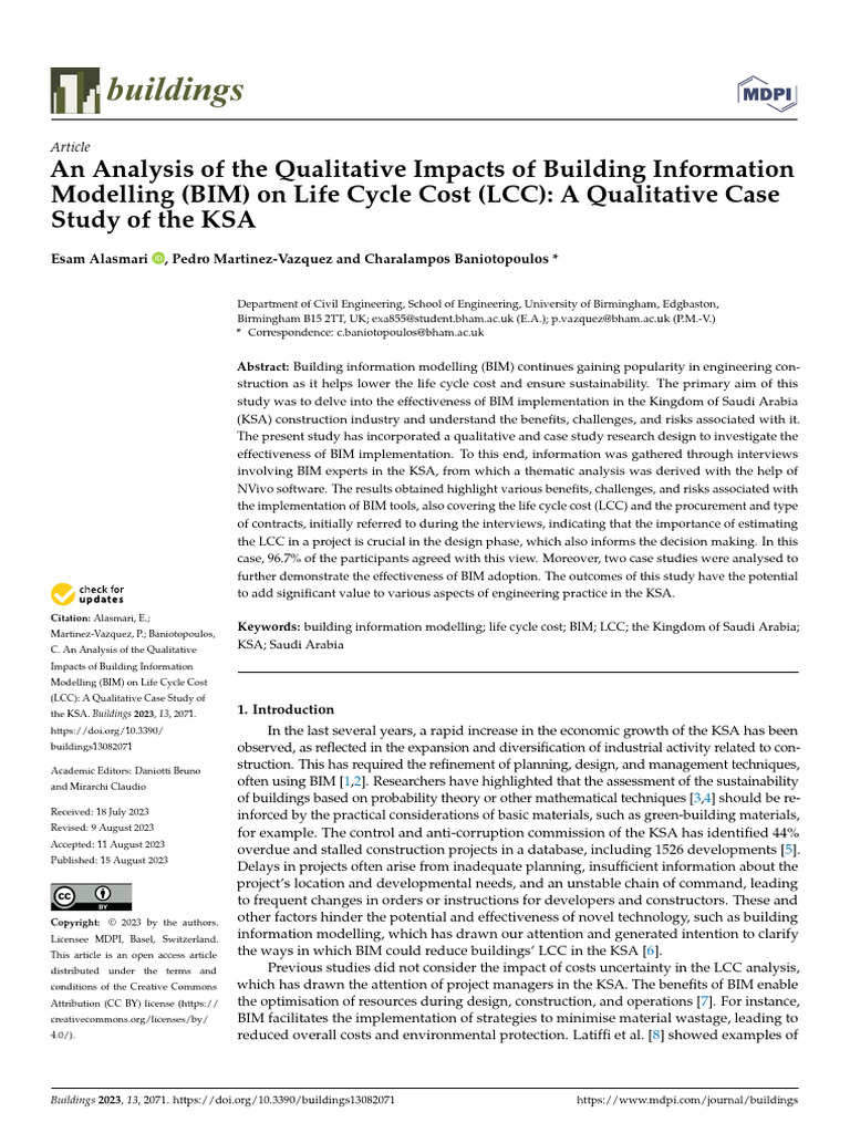 An Analysis of The Qualitative Impacts of Building | PDF | Building ...