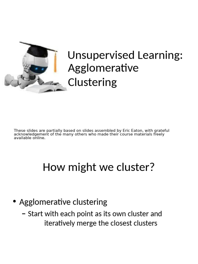 Agglomerative Clustering Explained | PDF