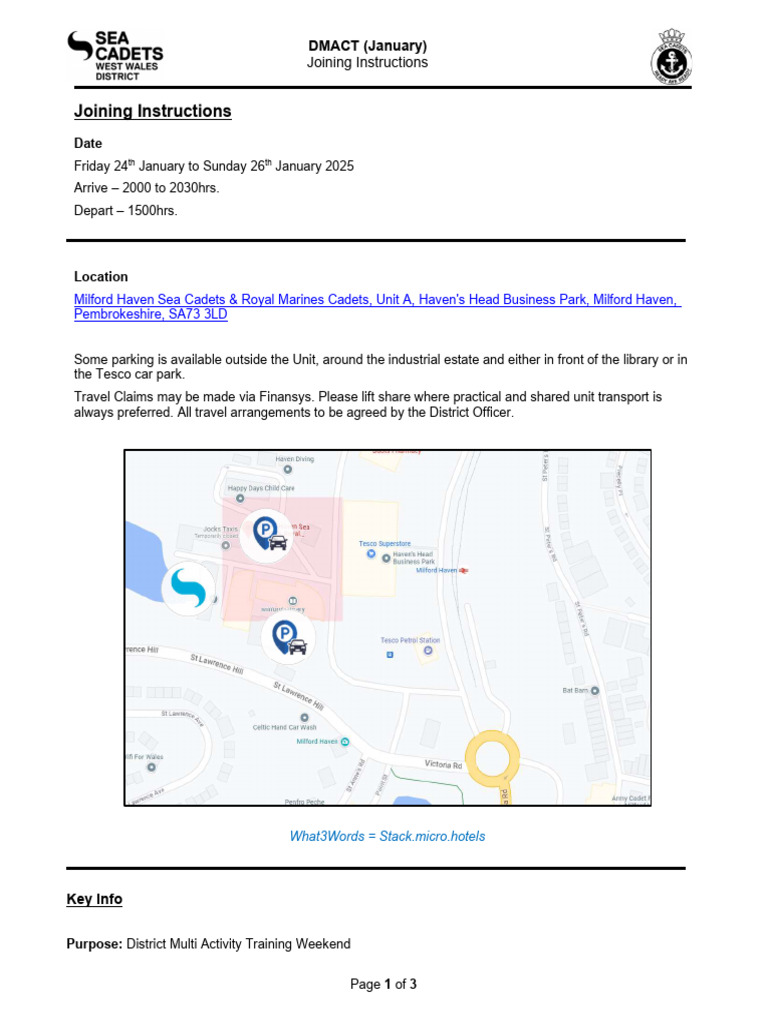 2137490 20250124+WW+District+Joining+Instructions+-+DMACT+(Jan) (1) | PDF