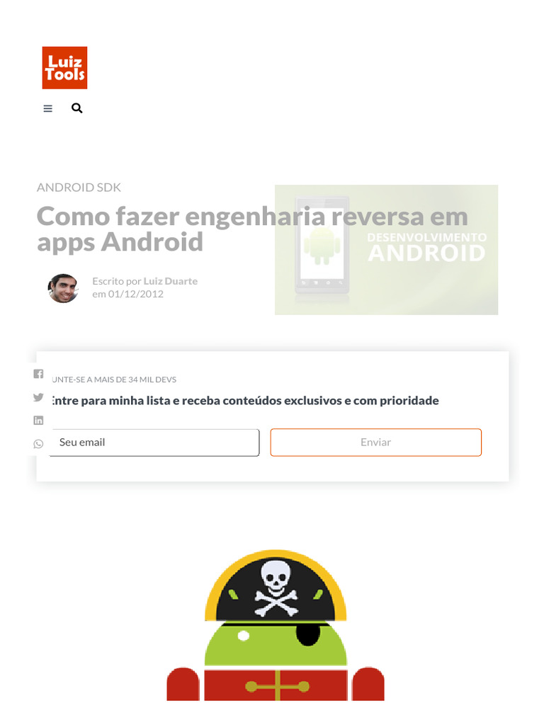 Engenharia Reversa de APKs Android | PDF | Aplicativo para celular ...