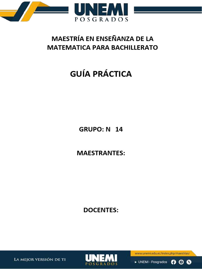 Planificación Micro Curricular en Matemáticas | PDF | Ecuaciones ...