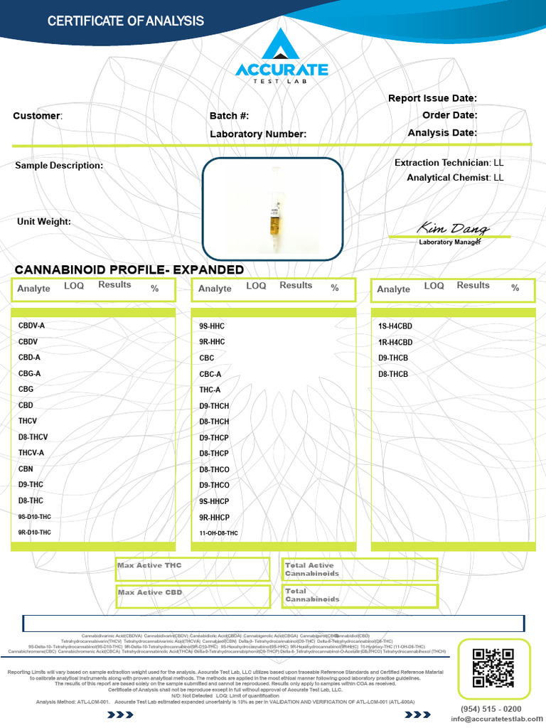Smak'd Disposable Vape Analysis Report