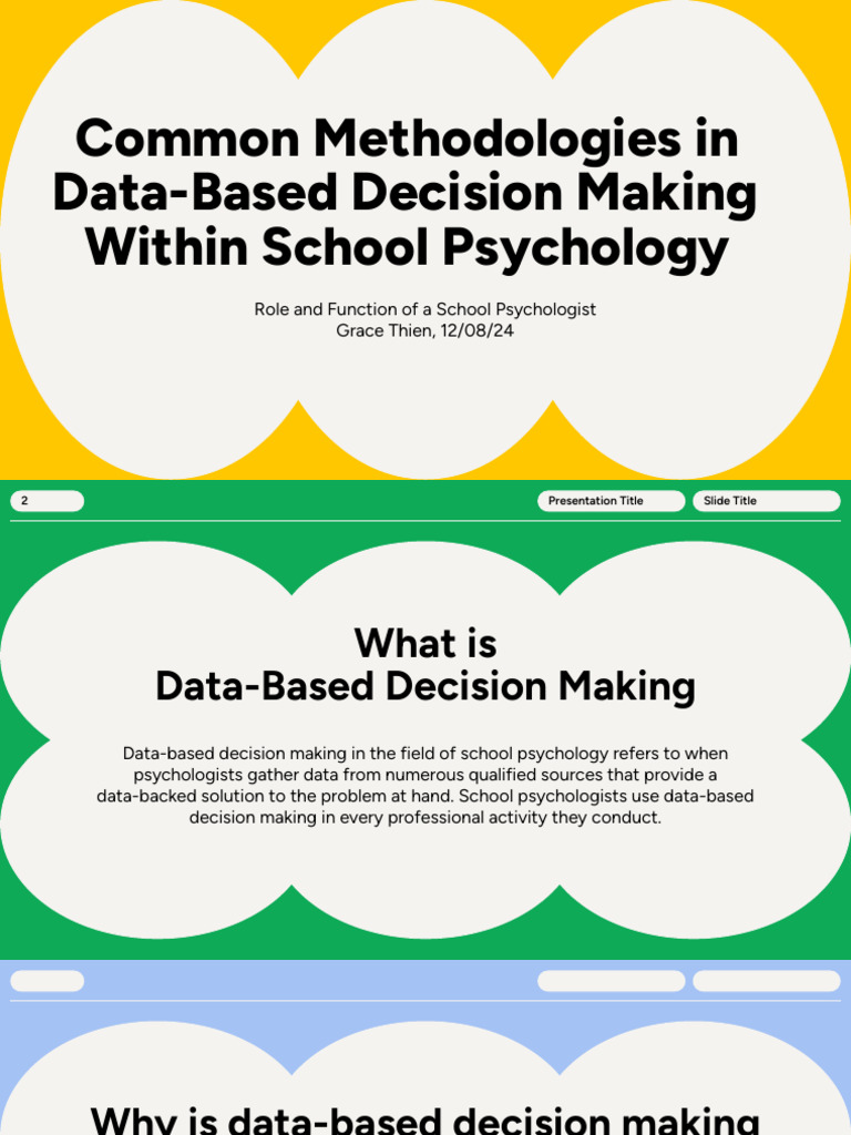 Data-Based Decision Making in School Psych | PDF | School Psychology ...