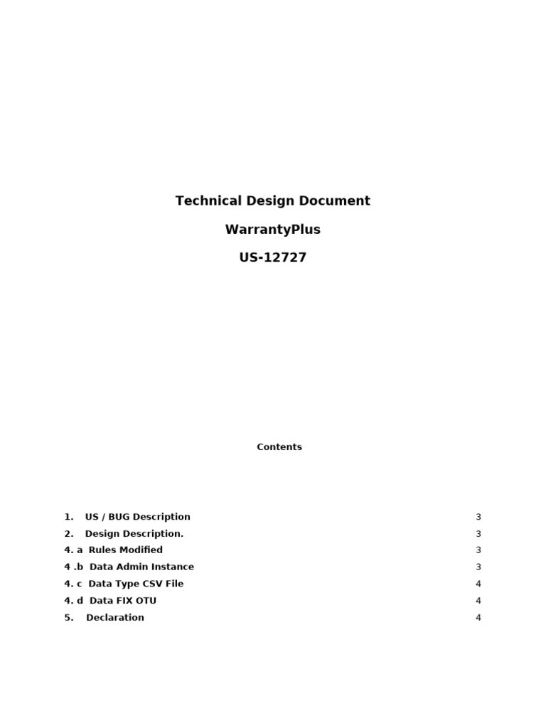 US 12727 TechincalDesignDocument | PDF | Computing | Computer Programming