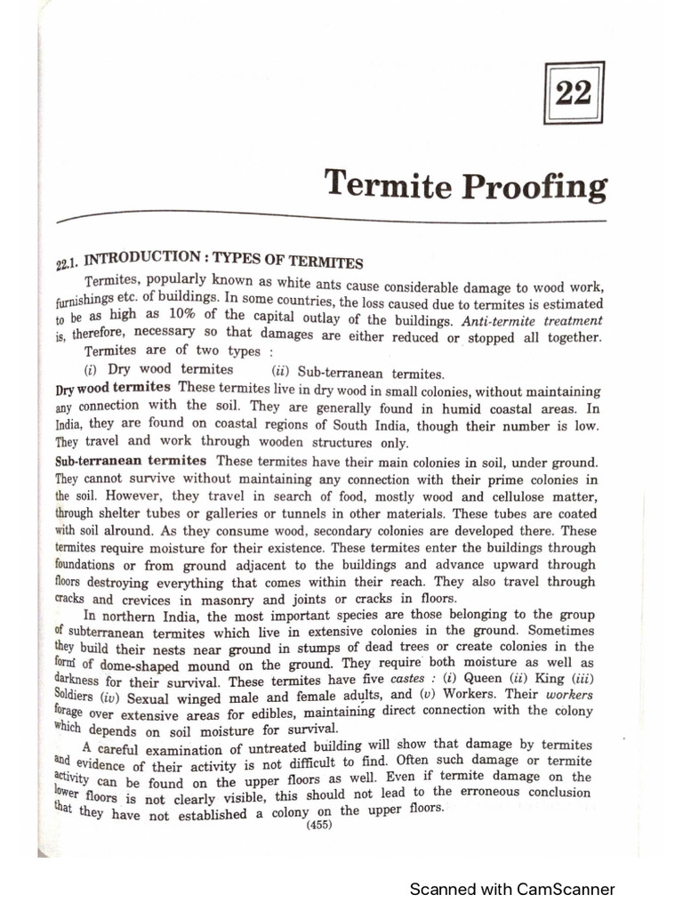 Termite Proofing | PDF
