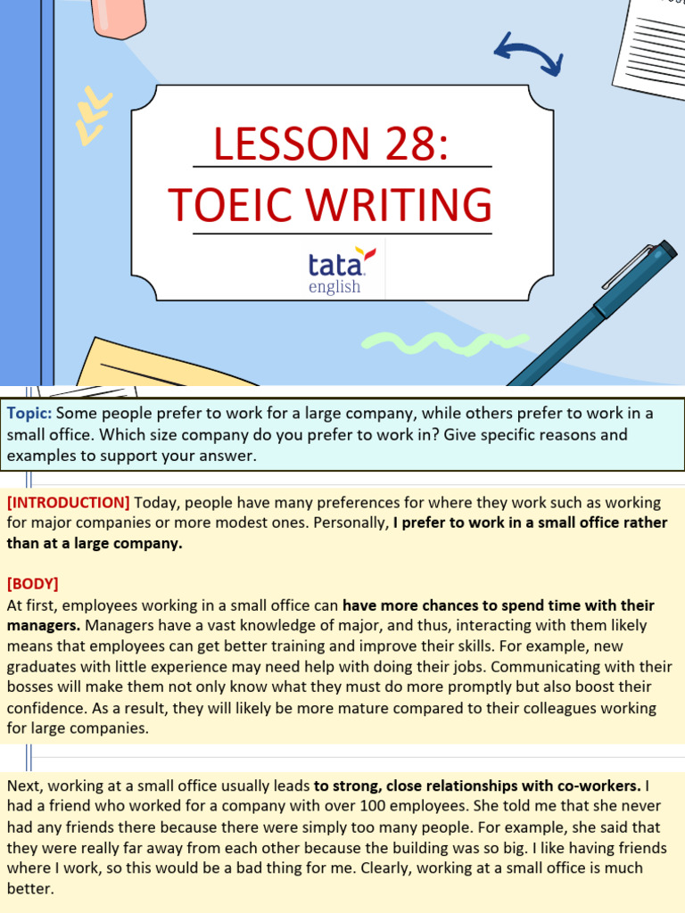 Lesson 28 Writing | PDF | Reason | Cognition