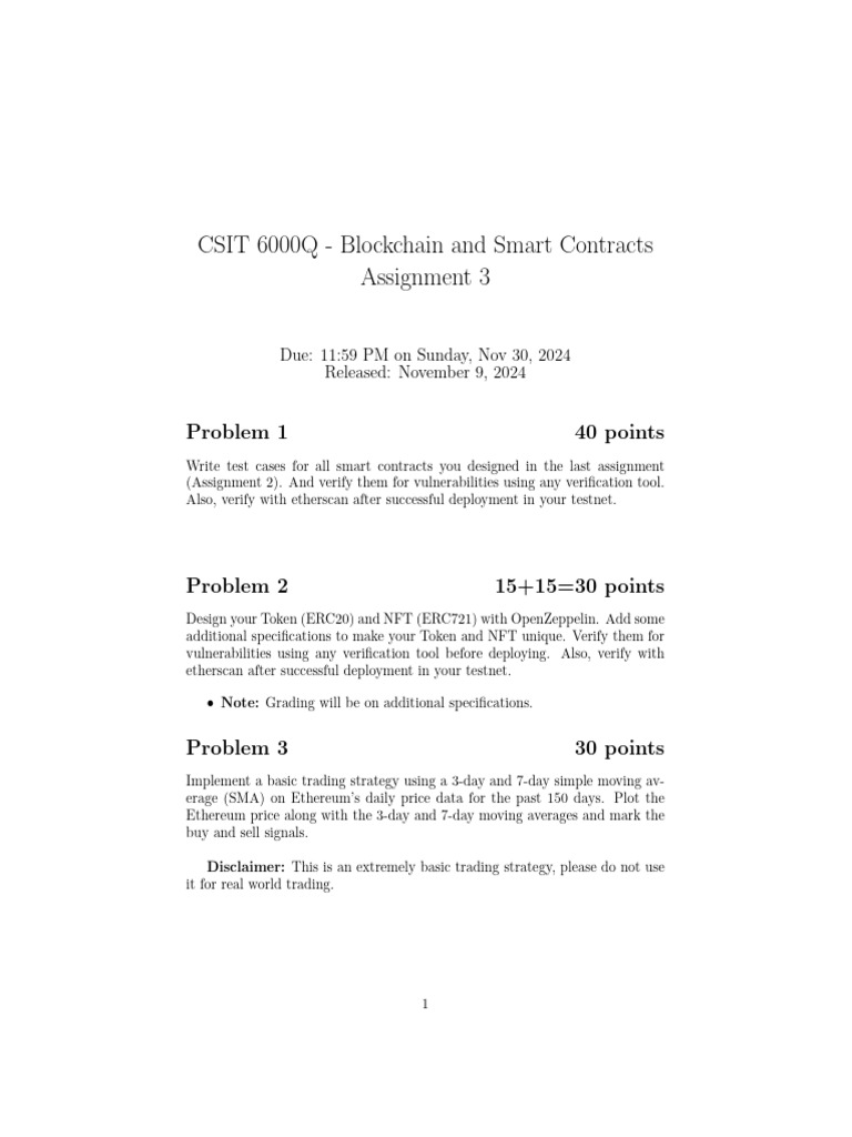 CSIT 6000Q Assignment 3 | PDF | Data Management | Computing