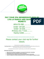IPA Membership 2012 Poster