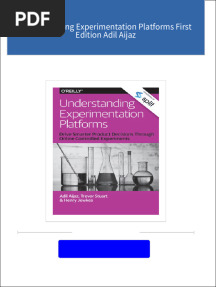 Instant Download Understanding Experimentation Platforms First Edition Adil Aijaz PDF All Chapters
