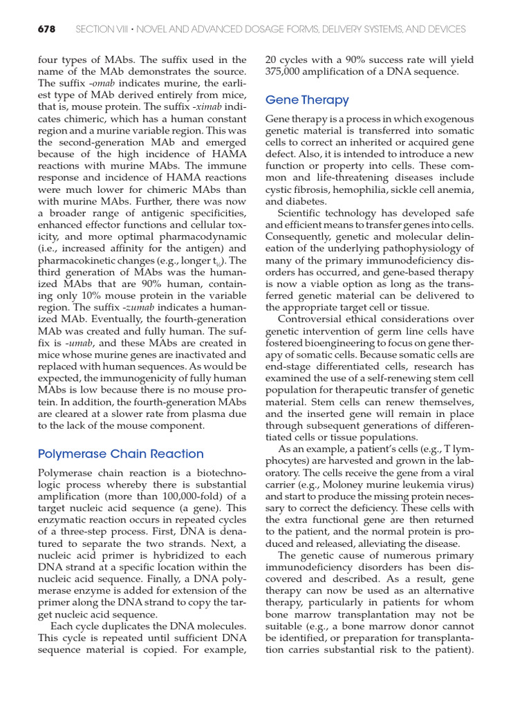 Gene Therapy 1 Pdf Sense Molecular Biology Nucleic Acid Sequence