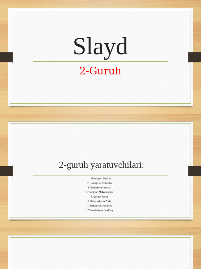 Slayd | PDF