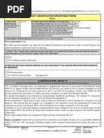In-Process Rejection Handling SOP | PDF
