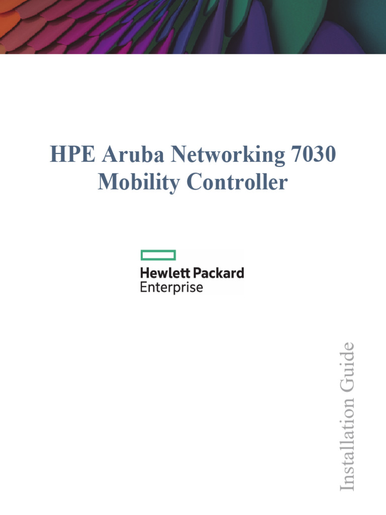 HPE Aruba Networking 7030 | PDF | Usb | Command Line Interface