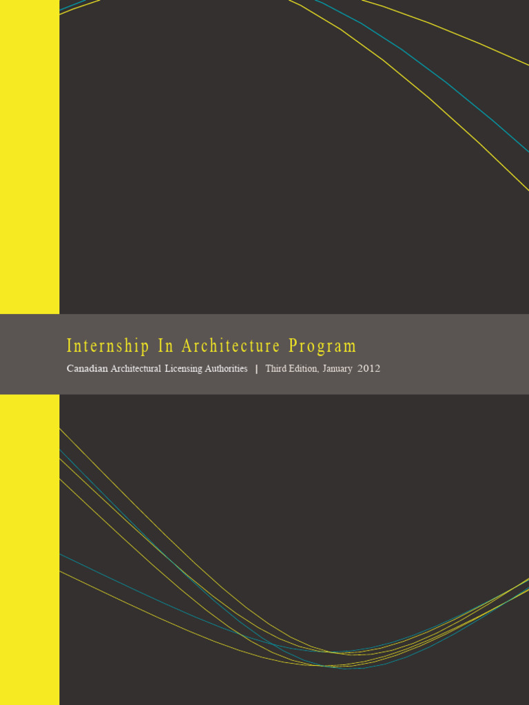Internship in Architecture Manual 2012 | PDF | Architect ...