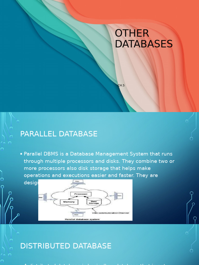 CH.P 5 Other Databases | PDF | Databases | No Sql