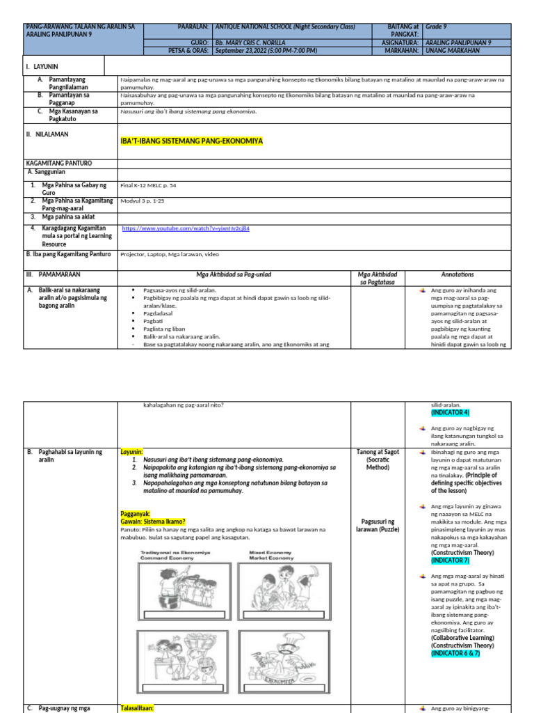 Observation 1 2022 2023 | PDF