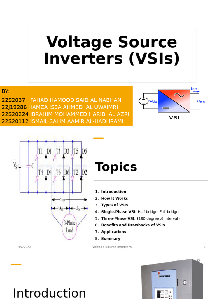 Overview of Voltage Source Inverters | PDF | Power Inverter | Power ...