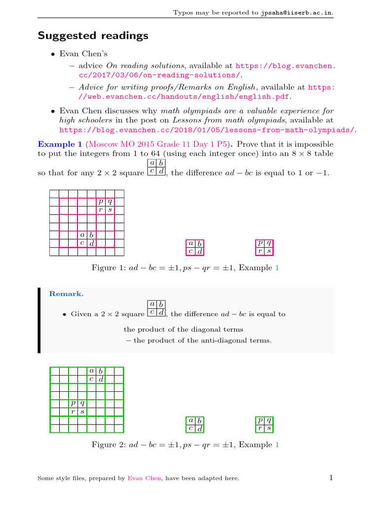 Proving 8x8 Matrix Determinant Limits | PDF | Numbers | Discrete ...