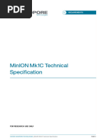 MinION Mk1D User Manual Overview | PDF | Specification (Technical ...