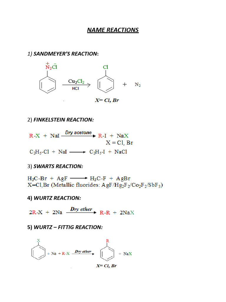 Overview of Swarts Reaction | PDF