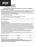 TISA Membership Application Form | PDF | Identity Document