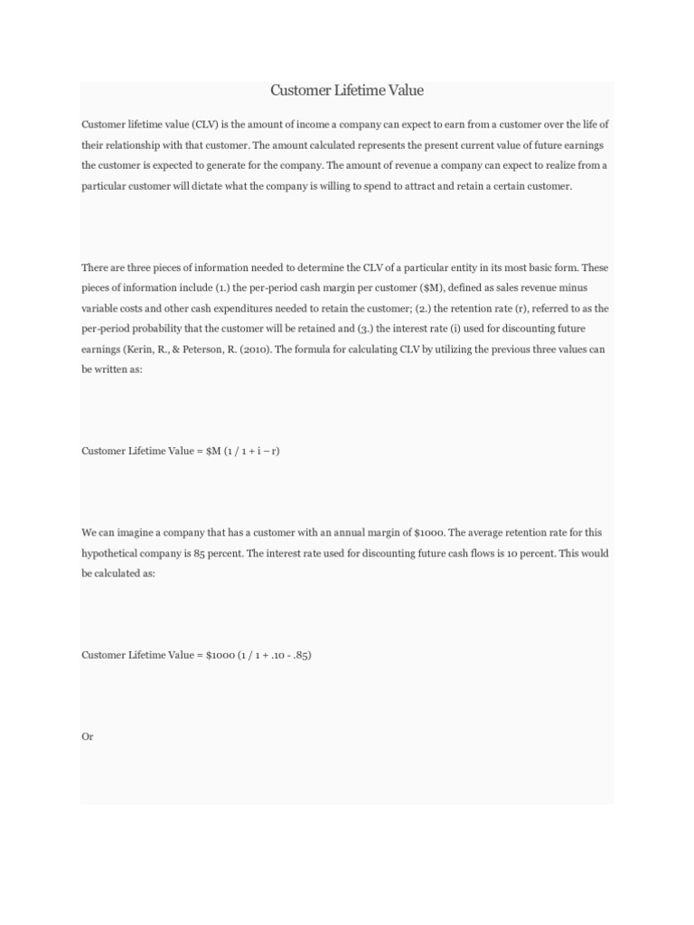 Starbucks Customer Lifetime Value Insights | PDF | Starbucks | Retail