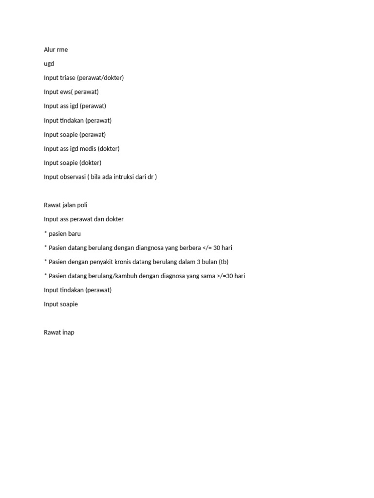 Alur Rme | PDF