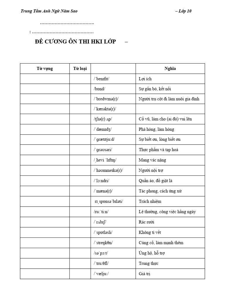 Dcot Hki Lop 10 | PDF