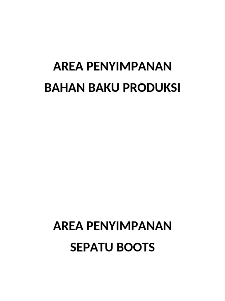 Label Penyimpanan | PDF
