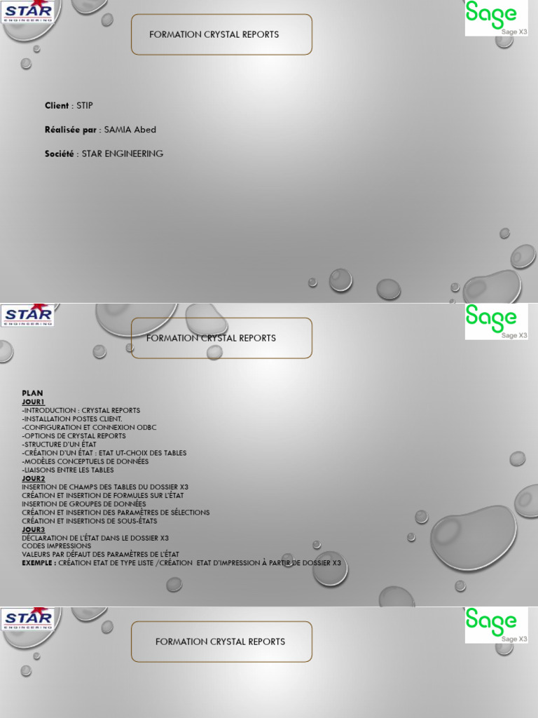 Formation Crystal Reports Complète | PDF | Microsoft SQL Server ...