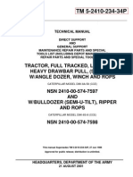 Caterpillar D8K Tractor Serial 77V5006-UP Parts Catalog TM-5-2410-234-34P