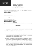 Sample Petition for Adoption  Adoption  Child Custody