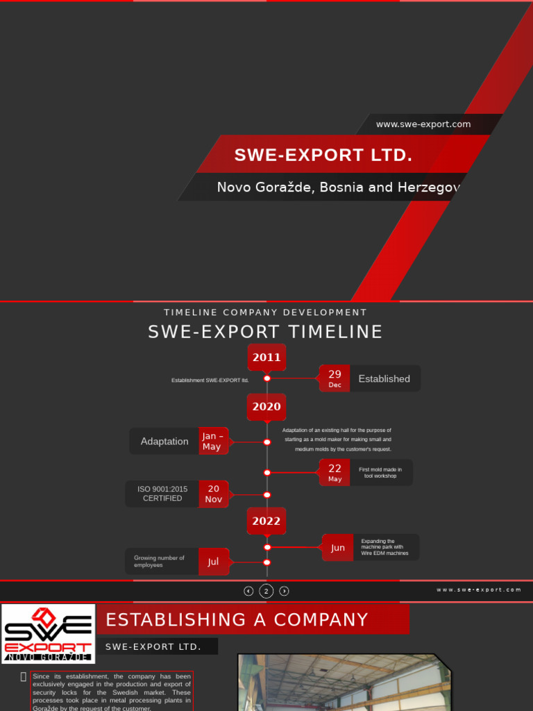 Swe export ltd presentation swe pdf numerical control secondary