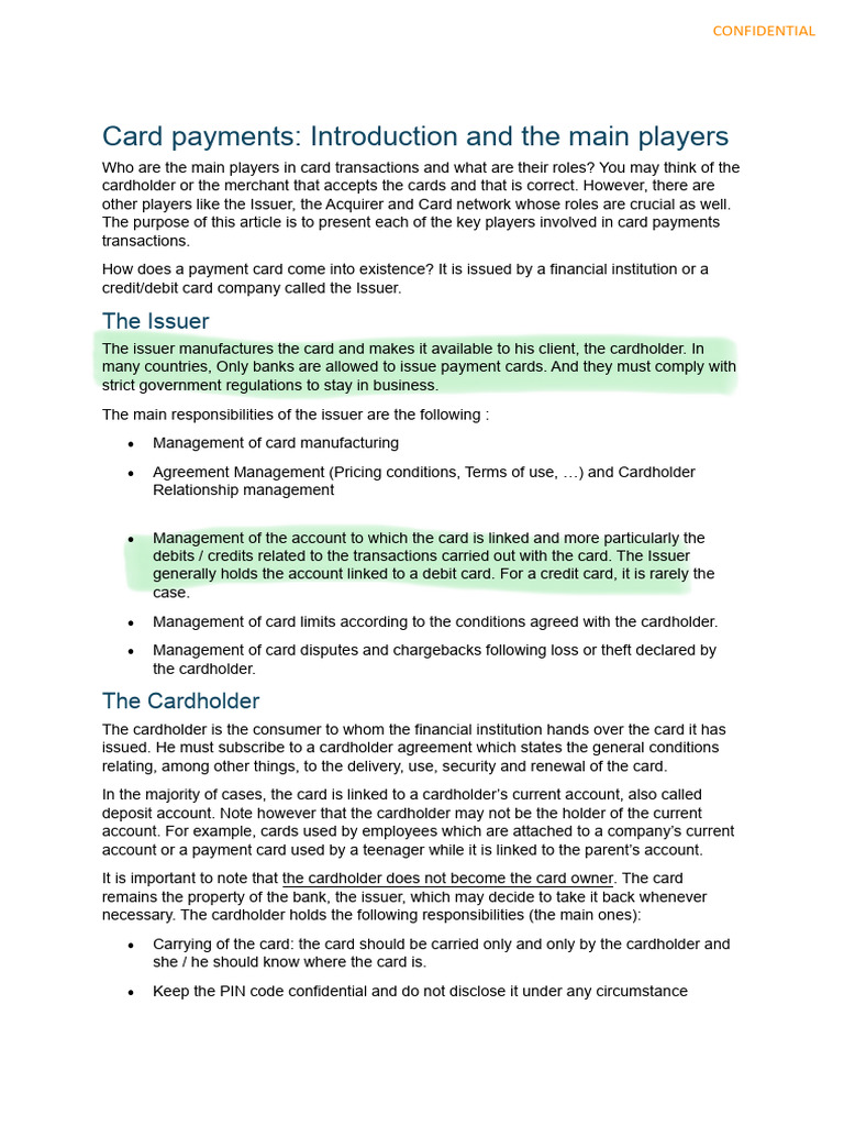 Digital & Card Payments PDF | PDF | Debit Card | Credit Card