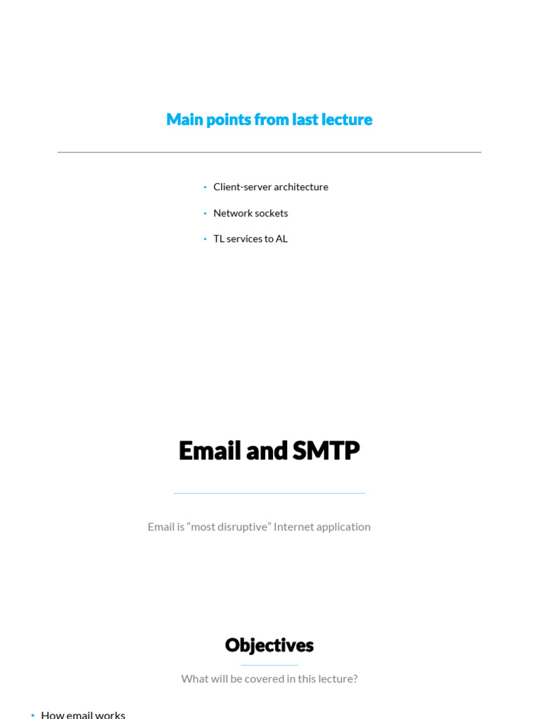 T4 smtp pdf application layer protocols wide area network