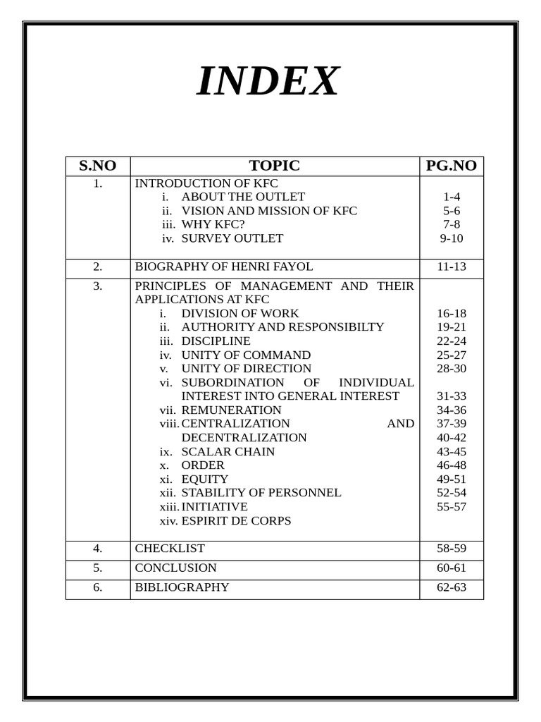 Class 12 Project Index Guide | PDF | Business Economics | Financial ...