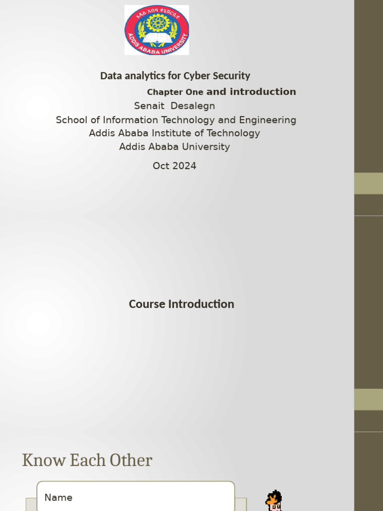 Data Analytics in Cybersecurity Overview | PDF | Computer Security ...
