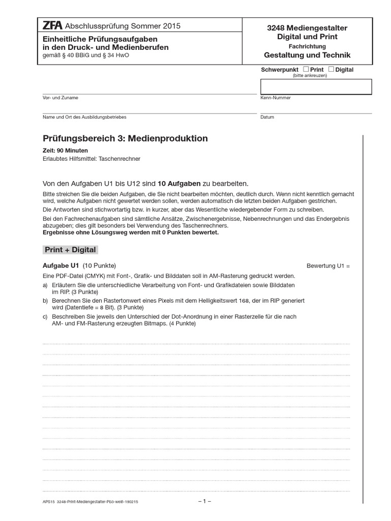 PB3 Gestaltung Und Technik | PDF