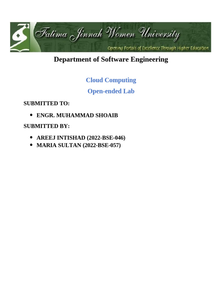 CC Open Ended Lab | PDF
