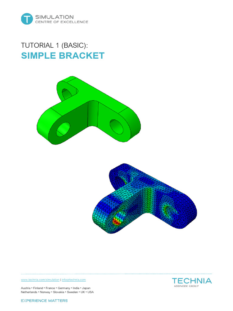 Bracket Simulation Tutorial Steps | PDF | Elasticity (Physics) | Force