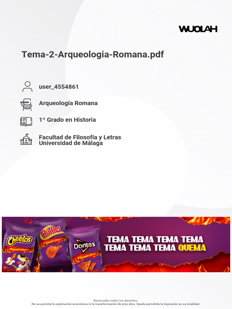 Wuolah Free Tema 2 Arqueologia Romana | PDF | Eneas